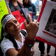 Journalists and activists protested in New York against Shahidul Alam’s arrest when Bangladeshi prime minister Sheikh Hasina attended the United Nations general assembly in September.